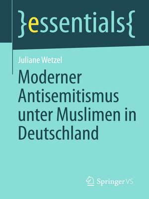 Moderner Antisemitismus unter Muslimen in Deutschland - ebook